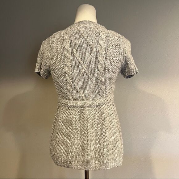 Aeropostale short sleeve open cardigan with front tie size XS - Picture 7 of 13